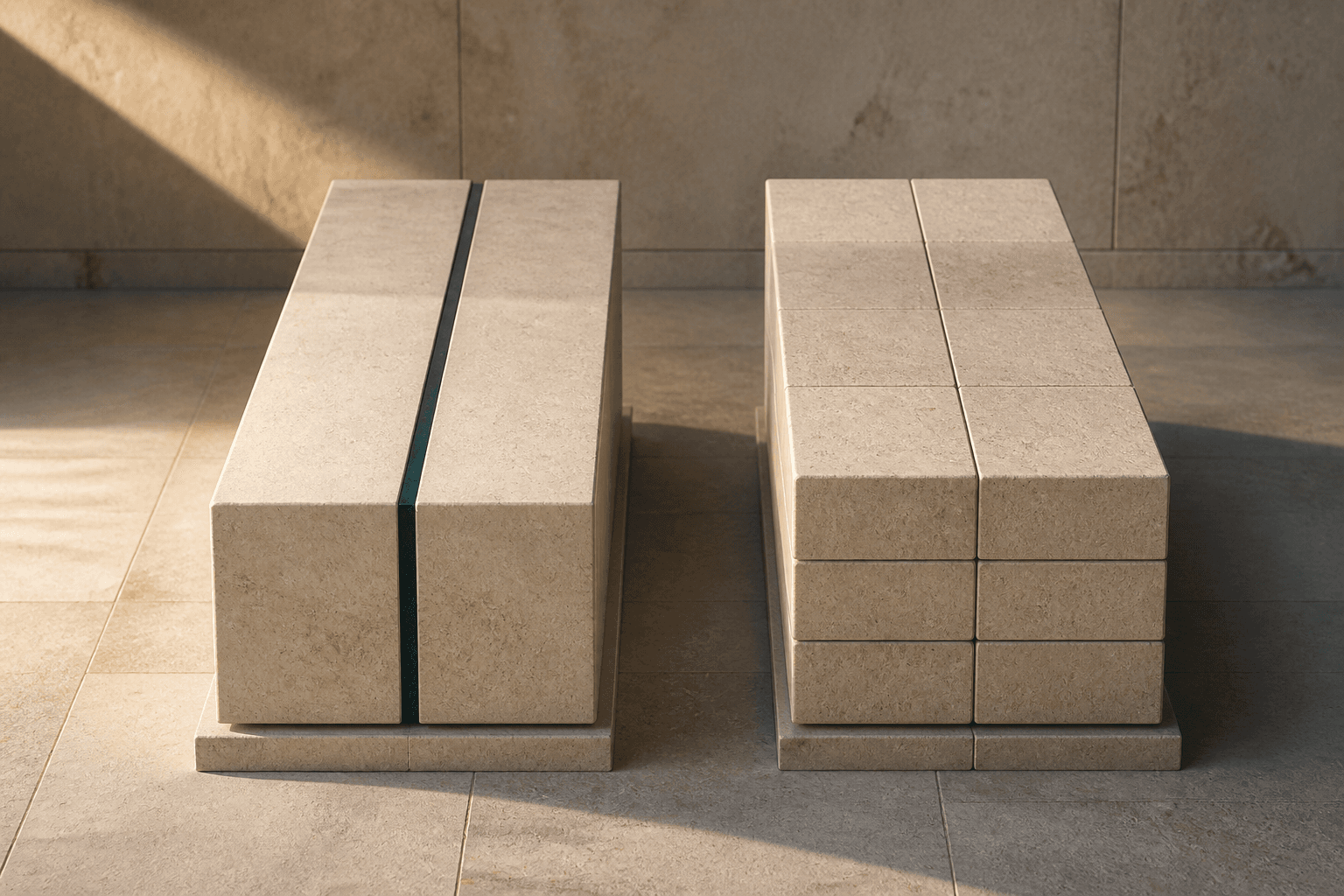 A chair and a company secretary comparing two board software proposals across a boardroom table, beside a printed pricing rate card and a board performance review report
